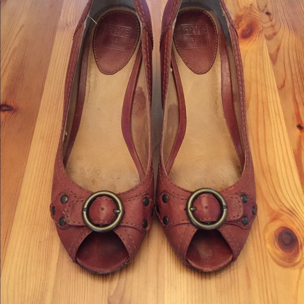 Frye Ada Peep Toe Pumps